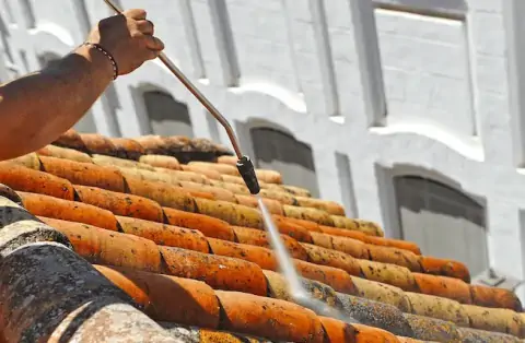 Nettoyage de toitures - Plougonven